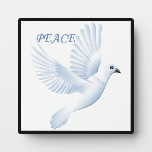 PEACE DOVE PLAQUE (Front)