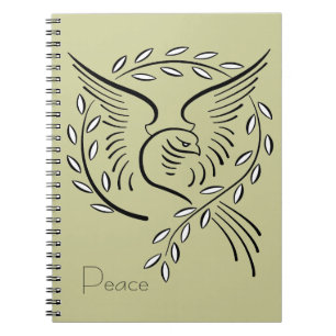Peace Dove Spiral Notebook