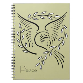 Peace Dove Spiral Notebook