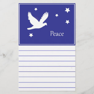 Peace Dove Stationery