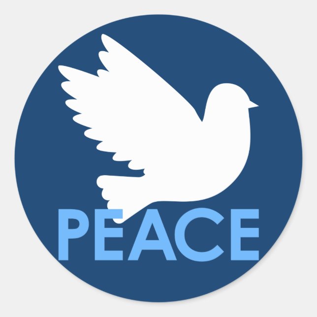 Peace Dove Sticker (Front)