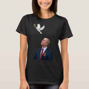 Peace Dove Stop Puck Futin Hands Off Ukraine Suppo T-Shirt