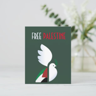 Peace Dove with Palestinian Flag – Pro-Palestine