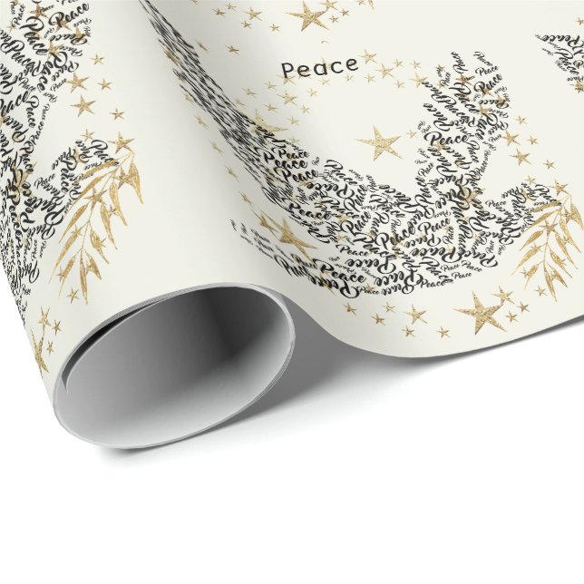 Peace Dove Wrapping Paper (Roll Corner)