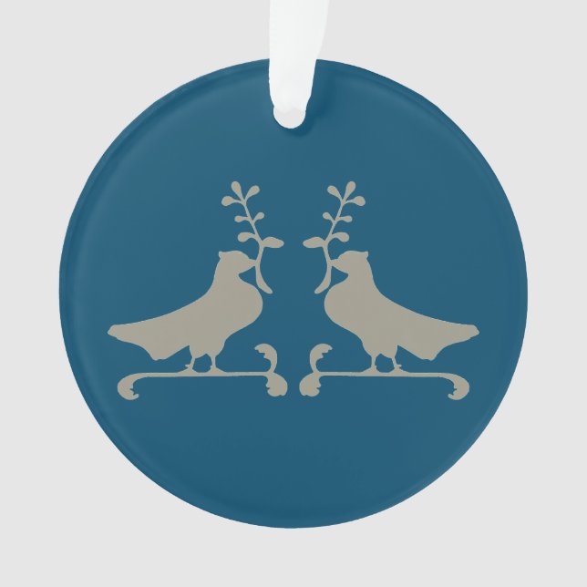Peace Doves Ornament (Front)