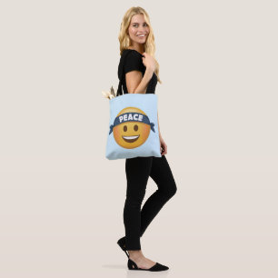 Peace Emoji Tote Bag