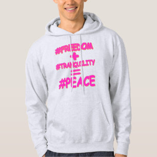 "PEACE EQUATION" Cute Design. Buy Now Hoodie