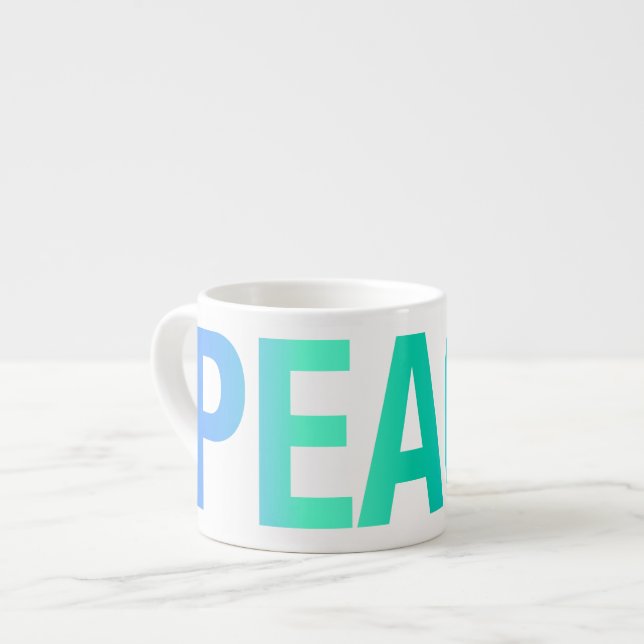 PEACE Espresso Cup (Front Left)