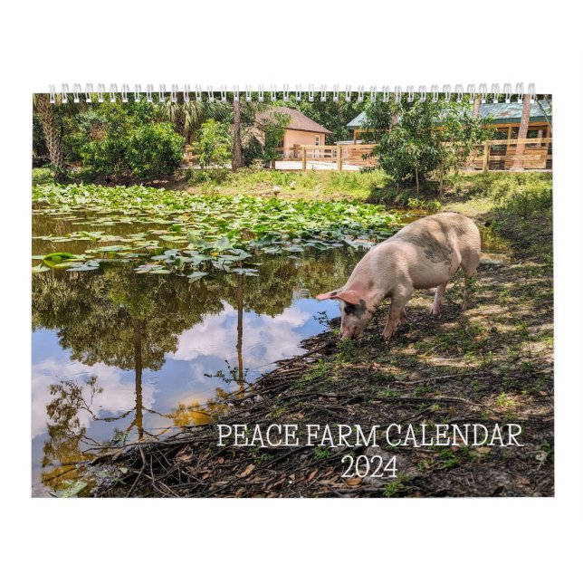 PEACE FARM CALENDAR 2024 (Cover)