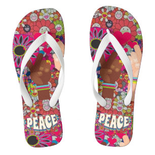 Peace Flip Flops