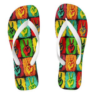 Peace Flip Flops