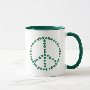Peace Floral Mug