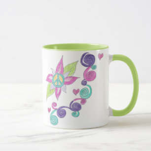 Peace Flower Mug