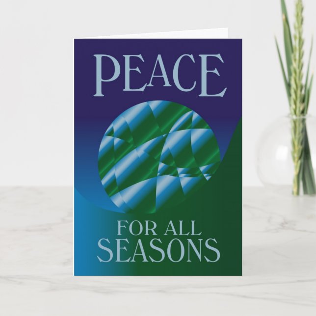 Peace for all Seasons Holiday Card (Front)