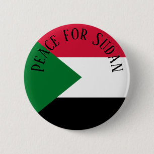 Peace for Sudan Button Pin