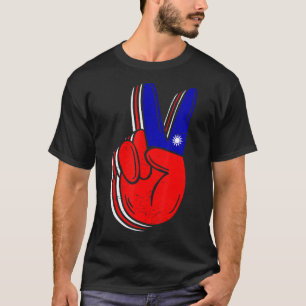 Peace For Taiwan Vintage Taiwan Taiwanese Victory T-Shirt