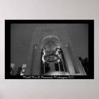 Peace for the Pacific WWII Memorial Poster