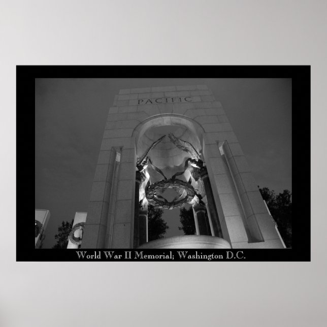 Peace for the Pacific WWII Memorial Poster (Front)