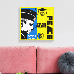 Peace For The Ukraine Canvas Print