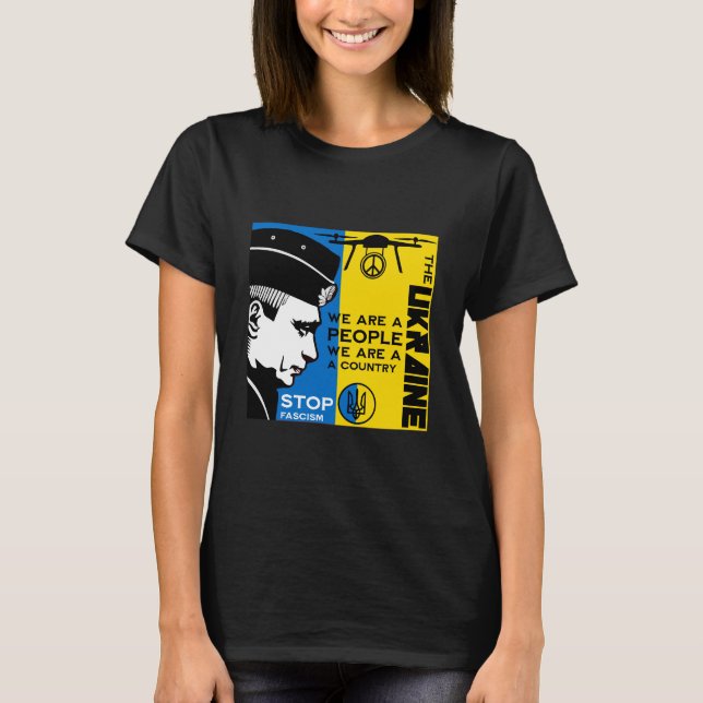 Peace For The Ukraine T-Shirt (Front)