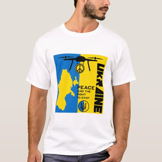 Peace For The Ukraine T-Shirt (Front)