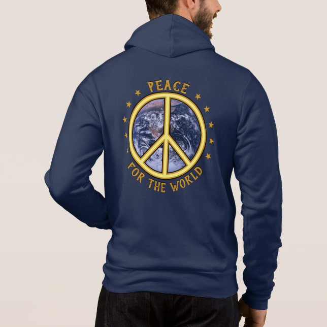 Peace for the World ☮  Hoodie (Back)