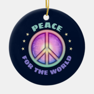 Peace for the World ☮ Ornament