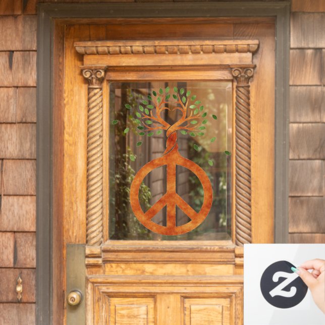 Peace For Trees - Flower Power Heart 1 (Home Door)