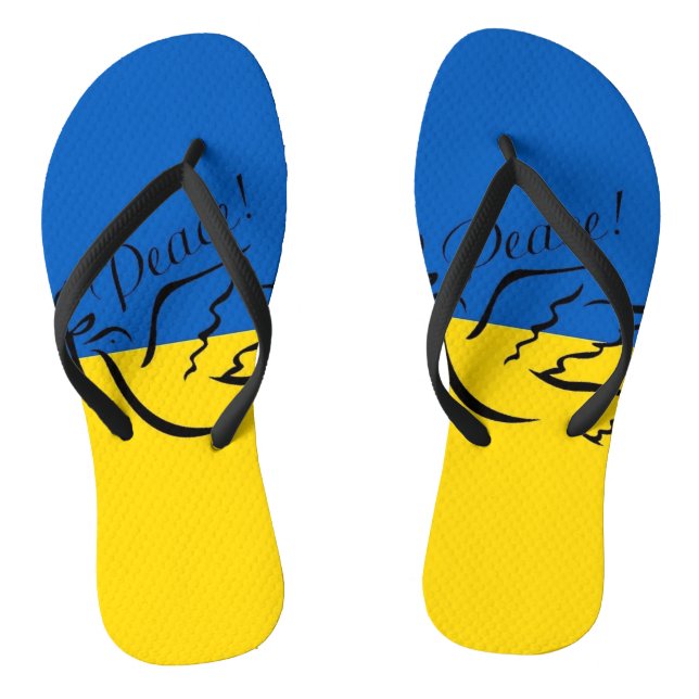 PEACE FOR UKRAINE! JANDALS (Footbed)