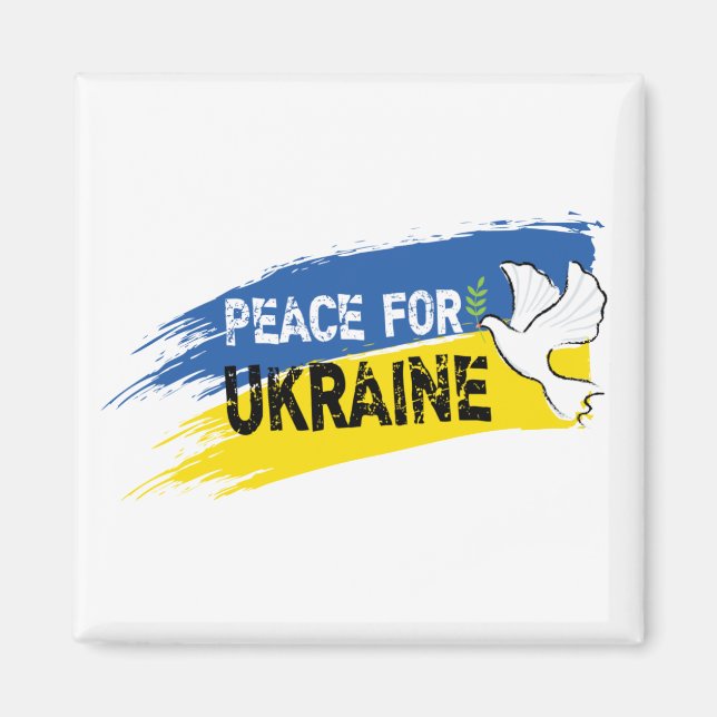 Peace for Ukraine  Magnet (Front)