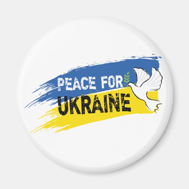 Peace for Ukraine Magnet (Front)
