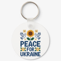 Peace for Ukraine Pixel Folk Art
