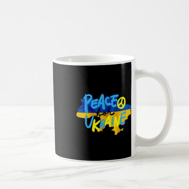 Peace For Ukraine Protect Ukraine Ukraine Support  Coffee Mug (Right)