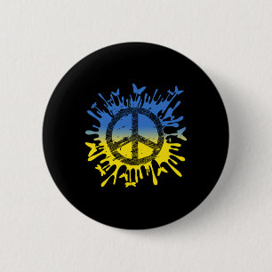 Peace For Ukraine Shirt A Show Your Support For Uk 6 Cm Round Badge