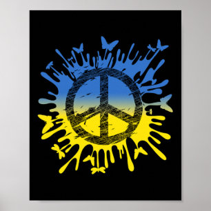 Peace For Ukraine Shirt A Show Your Support For Uk Poster