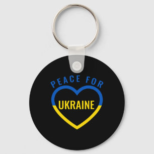 Peace For Ukraine Support Ukraine Pray For Ukraine Key Ring