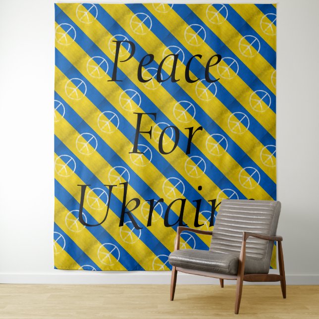 PEACE FOR UKRAINE  TAPESTRY (In Situ)