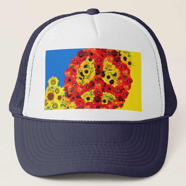 PEACE FOR UKRAINE!  TRUCKER HAT (Front)