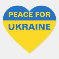 Peace for Ukraine Ukrainian Flag
