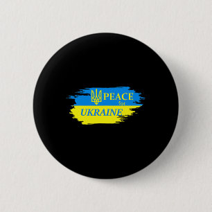 Peace For Ukraine Ukrainian Flag Ukraine Logo 1 6 Cm Round Badge