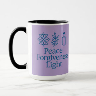 Peace Forgiveness Light Mug Spiritual Coffee Cup