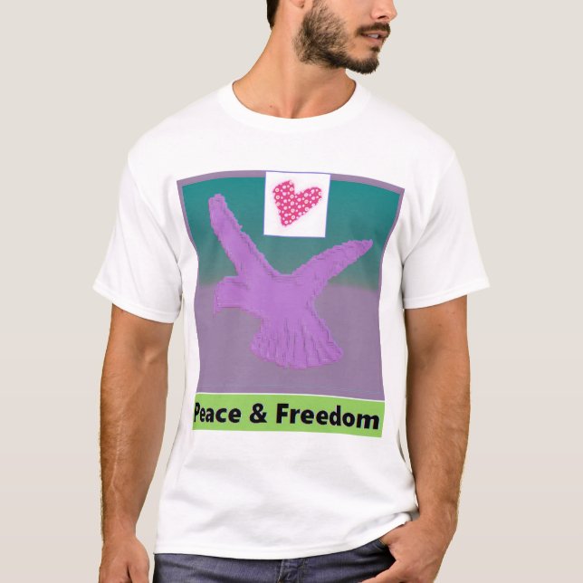 Peace & Freedom Press Men's T-Shirt (Front)