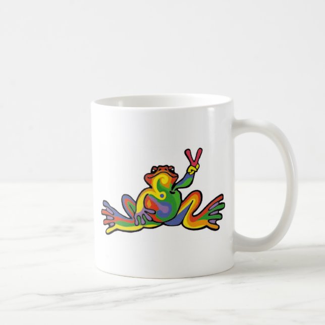Peace Frog Coffee Mug (Right)
