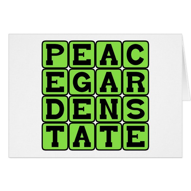 Peace Garden State, North Dakota Nickname (Front Horizontal)