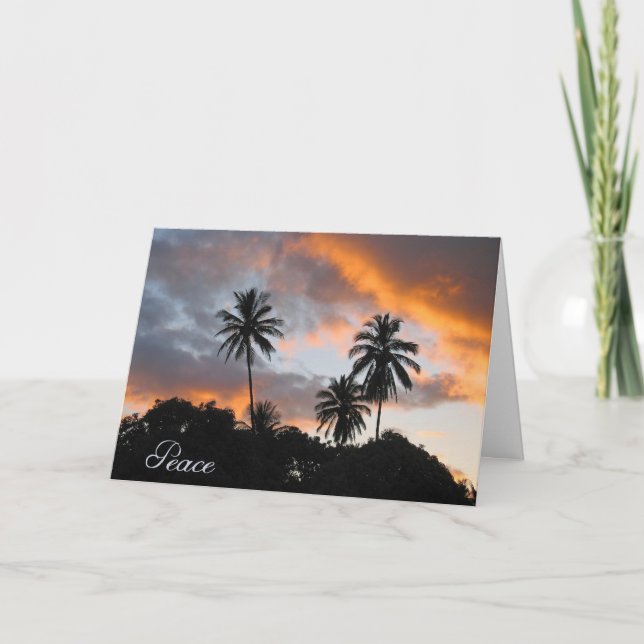 Peace - get well/encouragement card (Front)