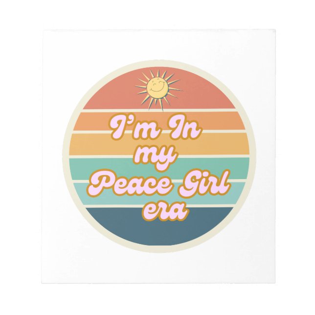 Peace Girl era Notepad (Front)