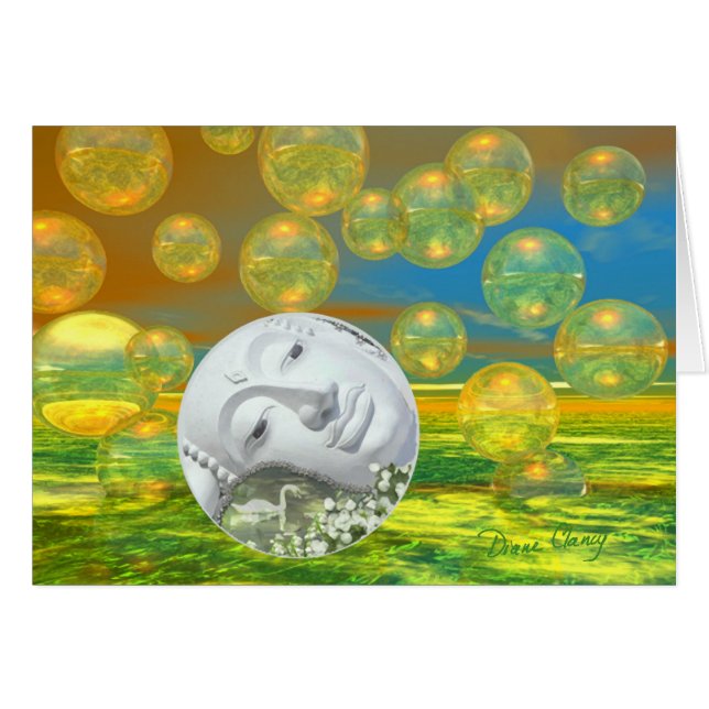 Peace – Golden and Emerald Serenity (Front Horizontal)