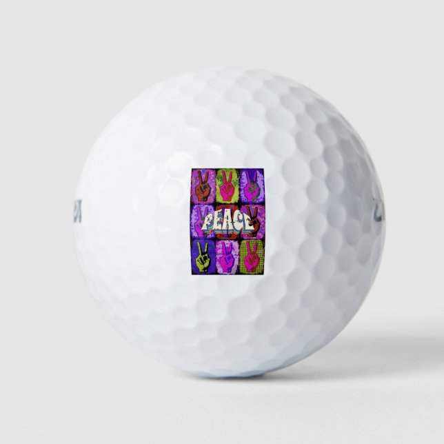 Peace Golf Balls (Front)
