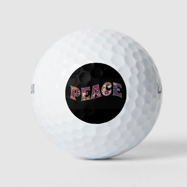 Peace Golf Balls (Front)