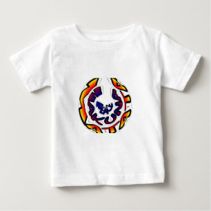 "Peace Hakuna Matata" Circular Art Print Baby T-Shirt